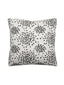 Scalamandre Fireworks 22 X 22 - Black On Off-White Decorative Pillow