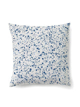 Scalamandre Spatter 22 X 22 - Ocean Blue Decorative Pillow