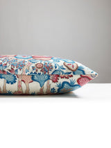 Scalamandre Ziba 22 X 22 - Peacock Rose Decorative Pillow