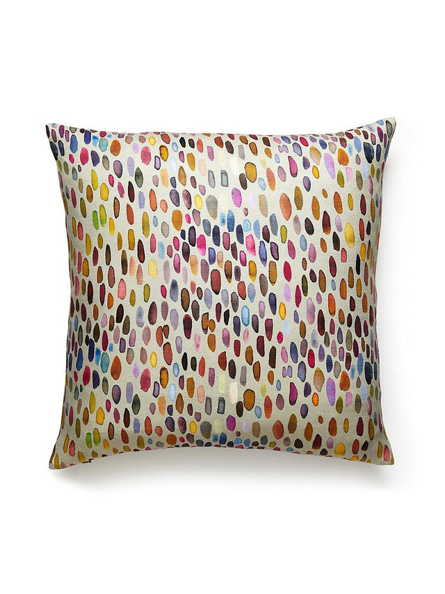 Scalamandre Jamboree 22 X 22 - Magenta / Multi Decorative Pillow