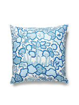 Scalamandre Ziba 22 X 22 - Porcelain Blue Decorative Pillow