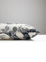 Scalamandre Summerhouse Hill 22 X 22 - Charcoal Decorative Pillow