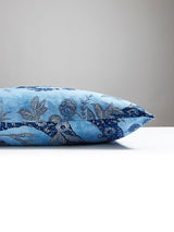 Scalamandre Summerhouse Hill 22 X 22 - Blues Decorative Pillow