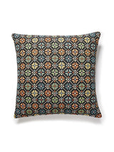 Scalamandre Kirov 22 X 22 - Multi / Black Decorative Pillow