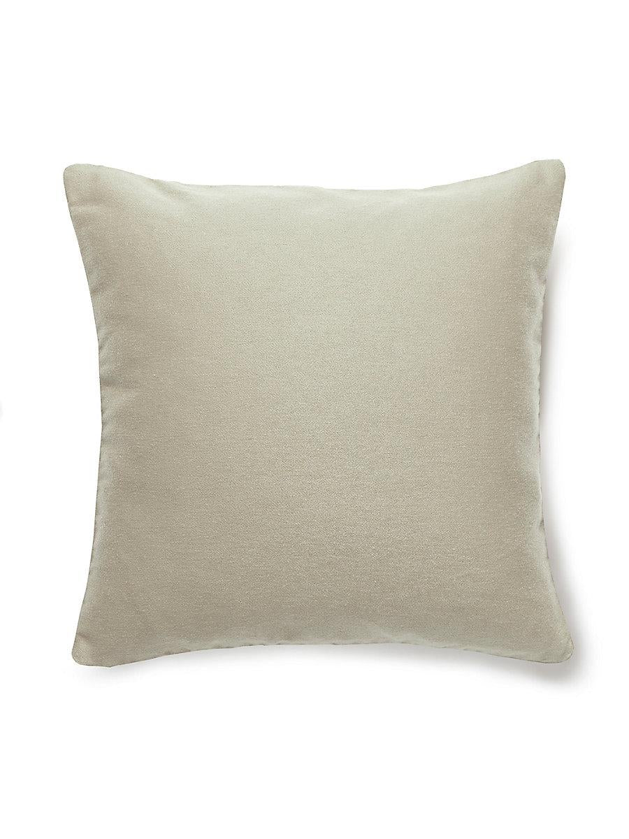 Scalamandre Dapper Flannel 22 X 22 - Eggshell Decorative Pillow