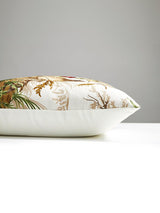 Scalamandre Edwin'S Covey 22 X 22 - Multi On White Decorative Pillow