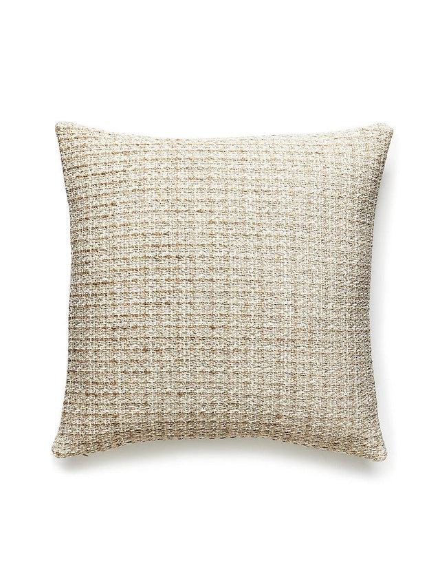 Scalamandre Highland Chenille 22 X 22 - Oatmilk Decorative Pillow