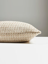 Scalamandre Highland Chenille 22 X 22 - Oatmilk Decorative Pillow