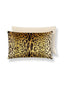 Scalamandre Leopardo / Velvet 22 X 14 - Gold & Black / Beige Decorative Pillow