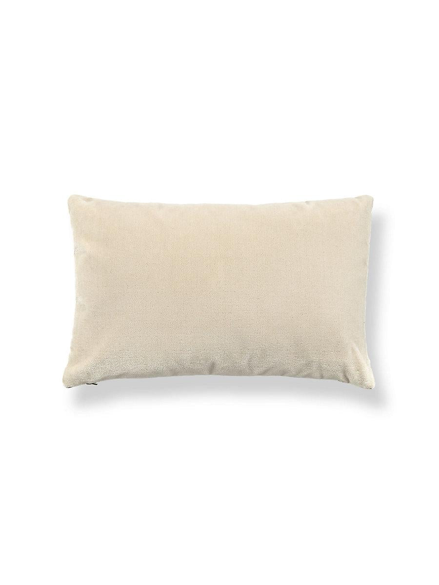 Scalamandre Leopardo / Velvet 22 X 14 - Gold & Black / Beige Decorative Pillow