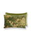 Scalamandre Marly / Como 22 X 14 - Lumbar Forest Greens / Celadon Decorative Pillow
