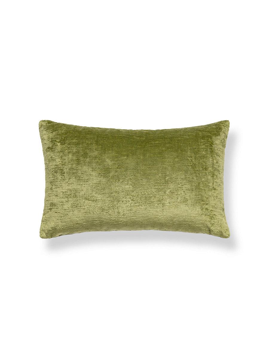 Scalamandre Marly / Como 22 X 14 - Lumbar Forest Greens / Celadon Decorative Pillow