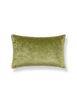Scalamandre Marly / Como 22 X 14 - Lumbar Forest Greens / Celadon Decorative Pillow