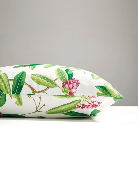 Scalamandre Rhododendron Outdoor 22 X 22 - Fuschia Decorative Pillow