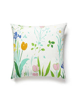 Scalamandre Guermantes 22 X 22 - White Decorative Pillow