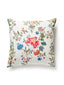 Scalamandre Camellia Trellis 22 X 22 - Cream Multi Decorative Pillow