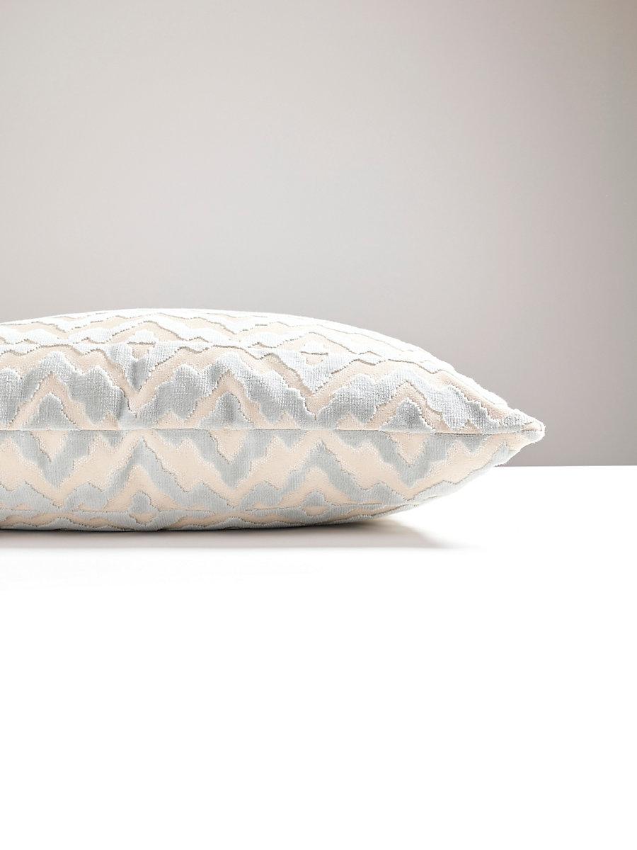 Scalamandre Echo Velvet 22 X 22 - Cloud Decorative Pillow
