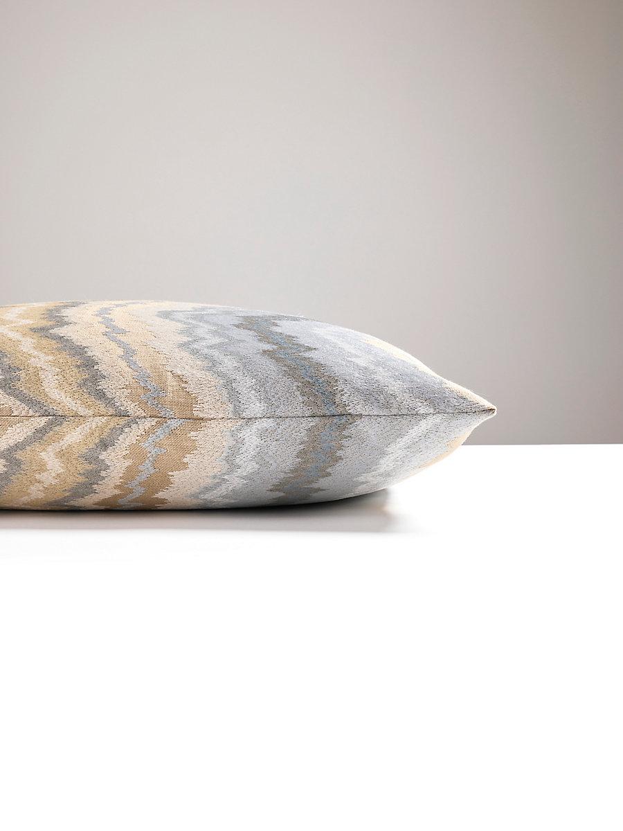 Scalamandre Bergamo Embroidery 22 X 22 - Mineral Decorative Pillow