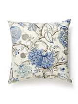 Scalamandre Pondicherry Linen Print 24 X 24 - Delft Decorative Pillow