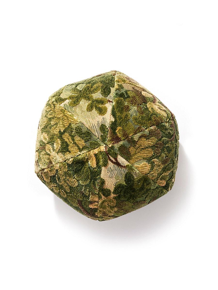 Scalamandre Marly 12 Dia - Forest Greens Decorative Pillow