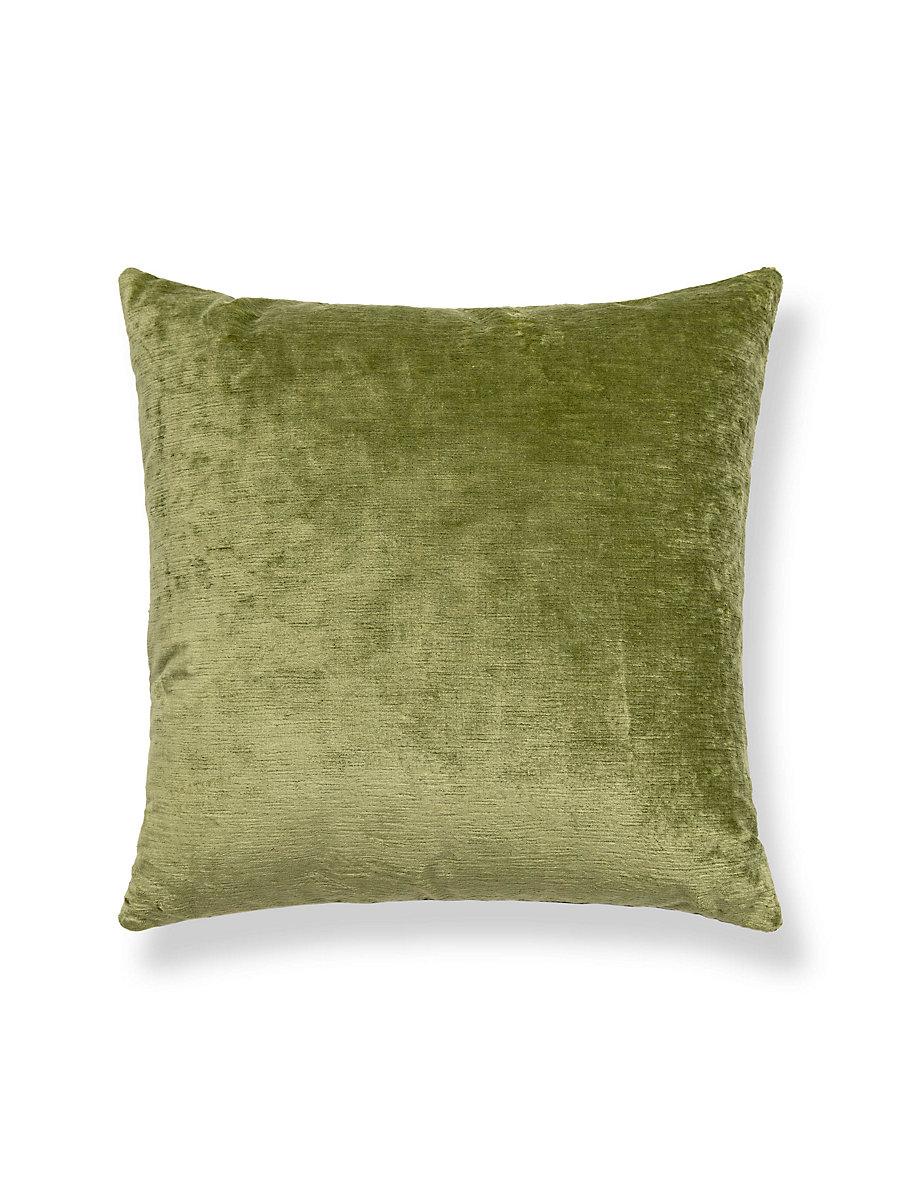 Scalamandre Marly / Como 22 X 22 - Square Forest Greens / Celadon Decorative Pillow