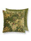 Scalamandre Marly / Como 22 X 22 - Square Forest Greens / Celadon Decorative Pillow