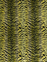 Scalamandre Tigre | Silk Greens & Black Fabric
