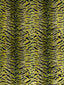 Scalamandre Tigre | Silk Greens & Black Fabric