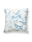 Scalamandre Ascot Linen Print 22 X 22 - Sky Decorative Pillow
