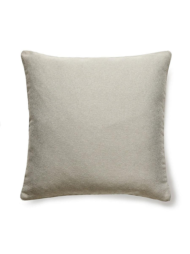 Scalamandre Dapper Flannel 22 X 22 - Putty Decorative Pillow