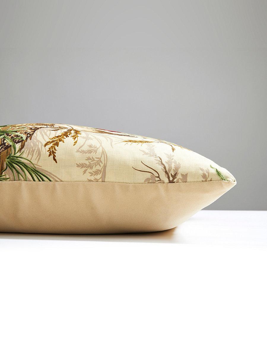 Scalamandre Edwin'S Covey 22 X 22 - Multi On Sisal Decorative Pillow