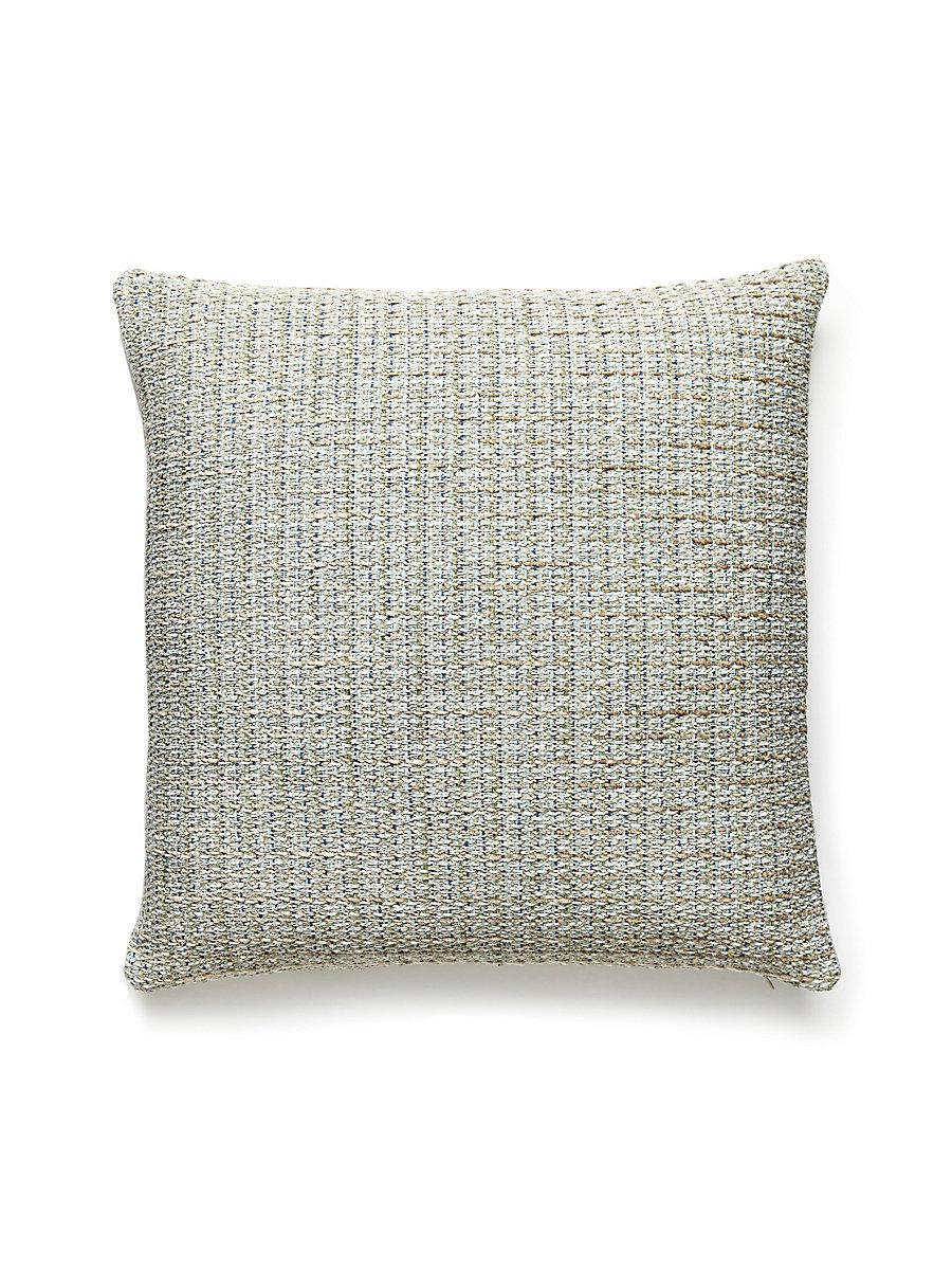 Scalamandre Highland Chenille 22 X 22 - Seaglass Decorative Pillow