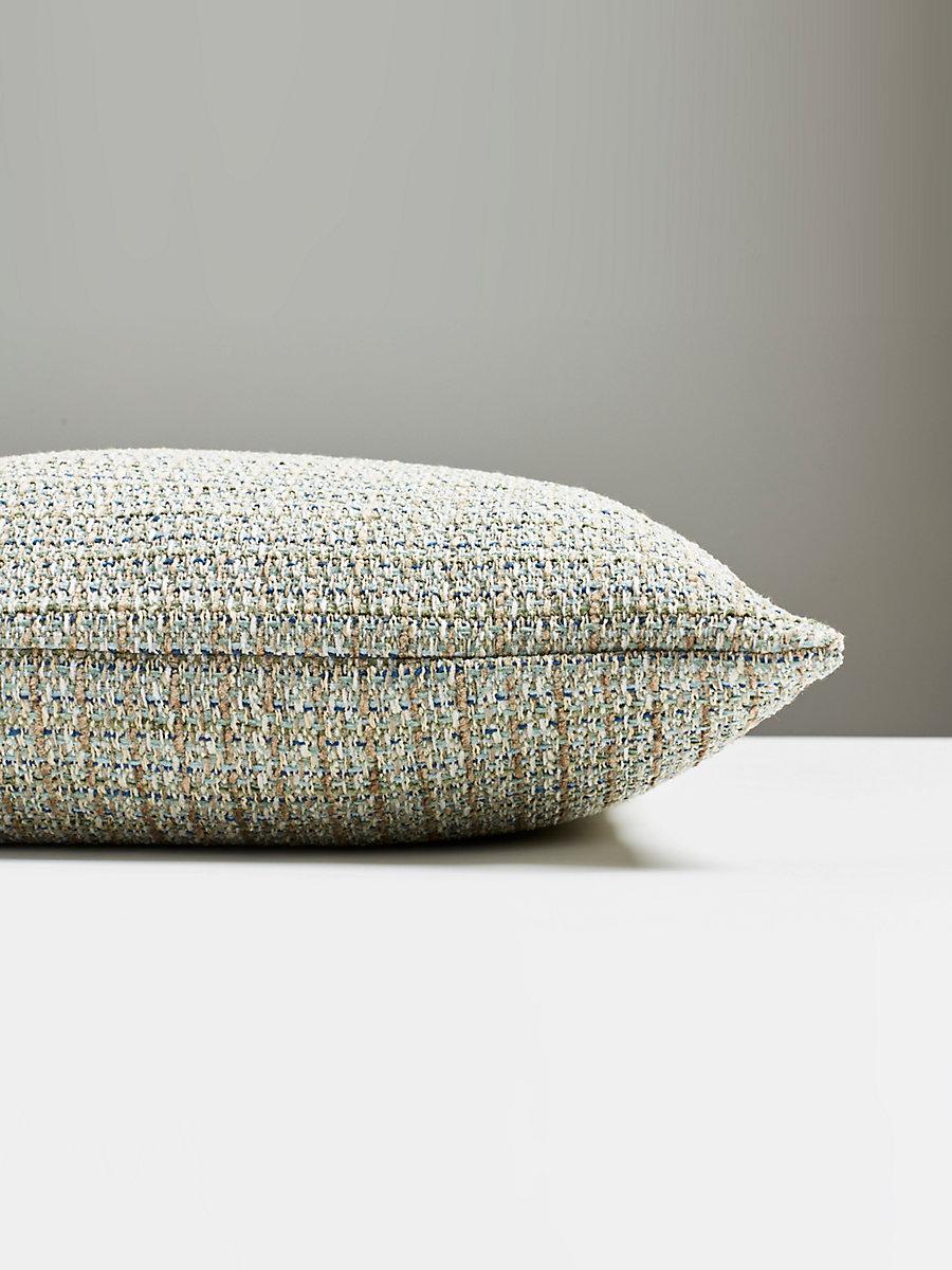 Scalamandre Highland Chenille 22 X 22 - Seaglass Decorative Pillow