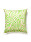 Scalamandre Kenya Faux Suede 22 X 22 - Key Lime Decorative Pillow