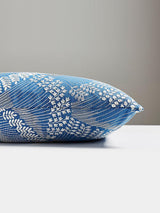 Scalamandre Lovegrass Embroidery 22 X 22 - Marlin Decorative Pillow