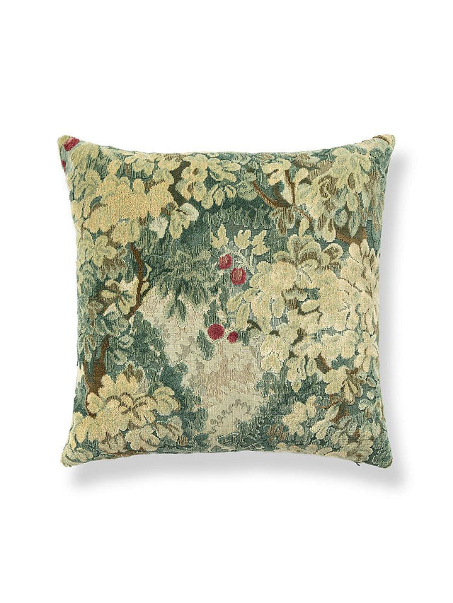 Scalamandre Marly 22 X 22 - Blue Greens Decorative Pillow