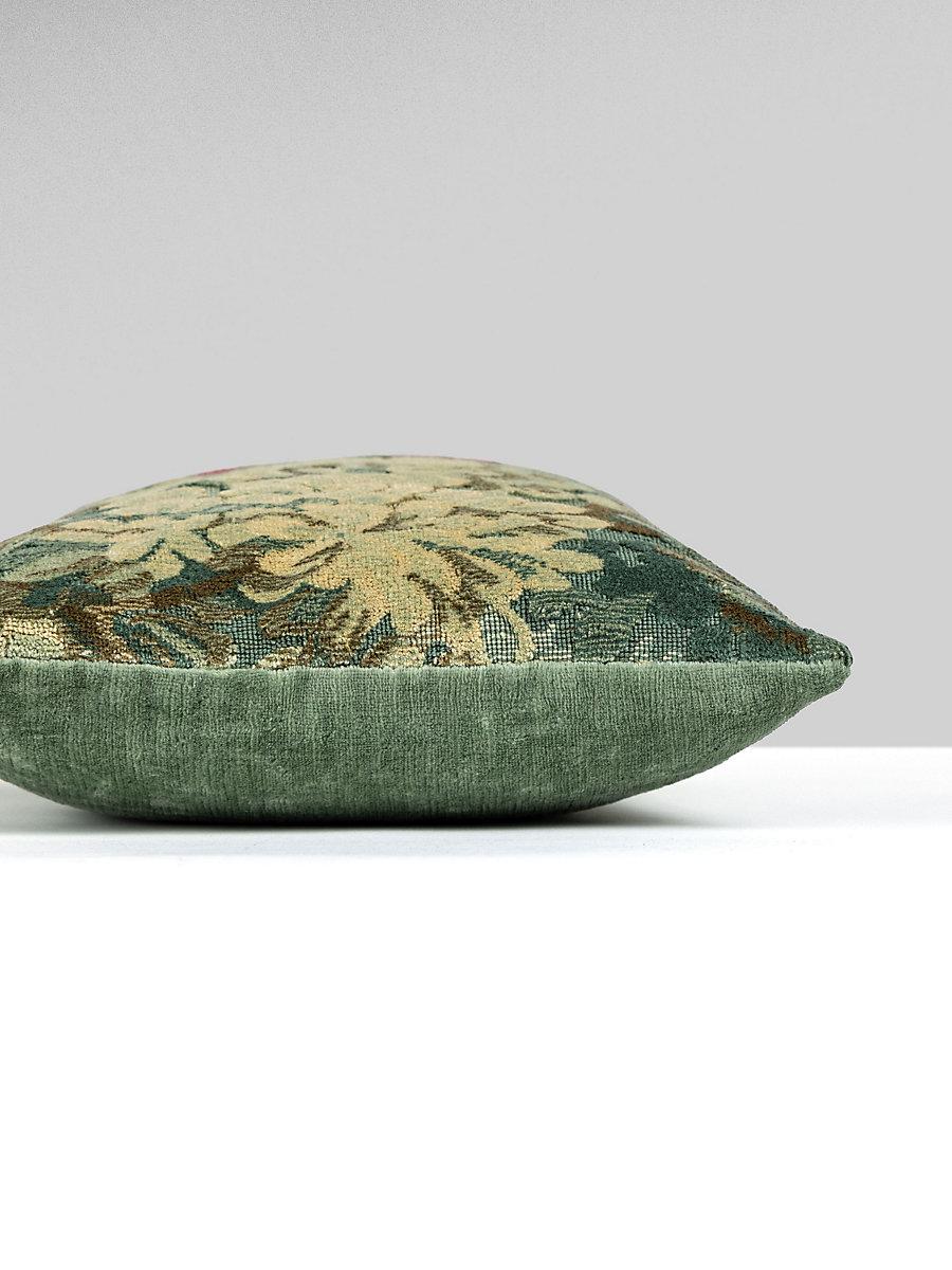 Scalamandre Marly / Como 22 X 14 - Blue Greens / Seafoam Decorative Pillow