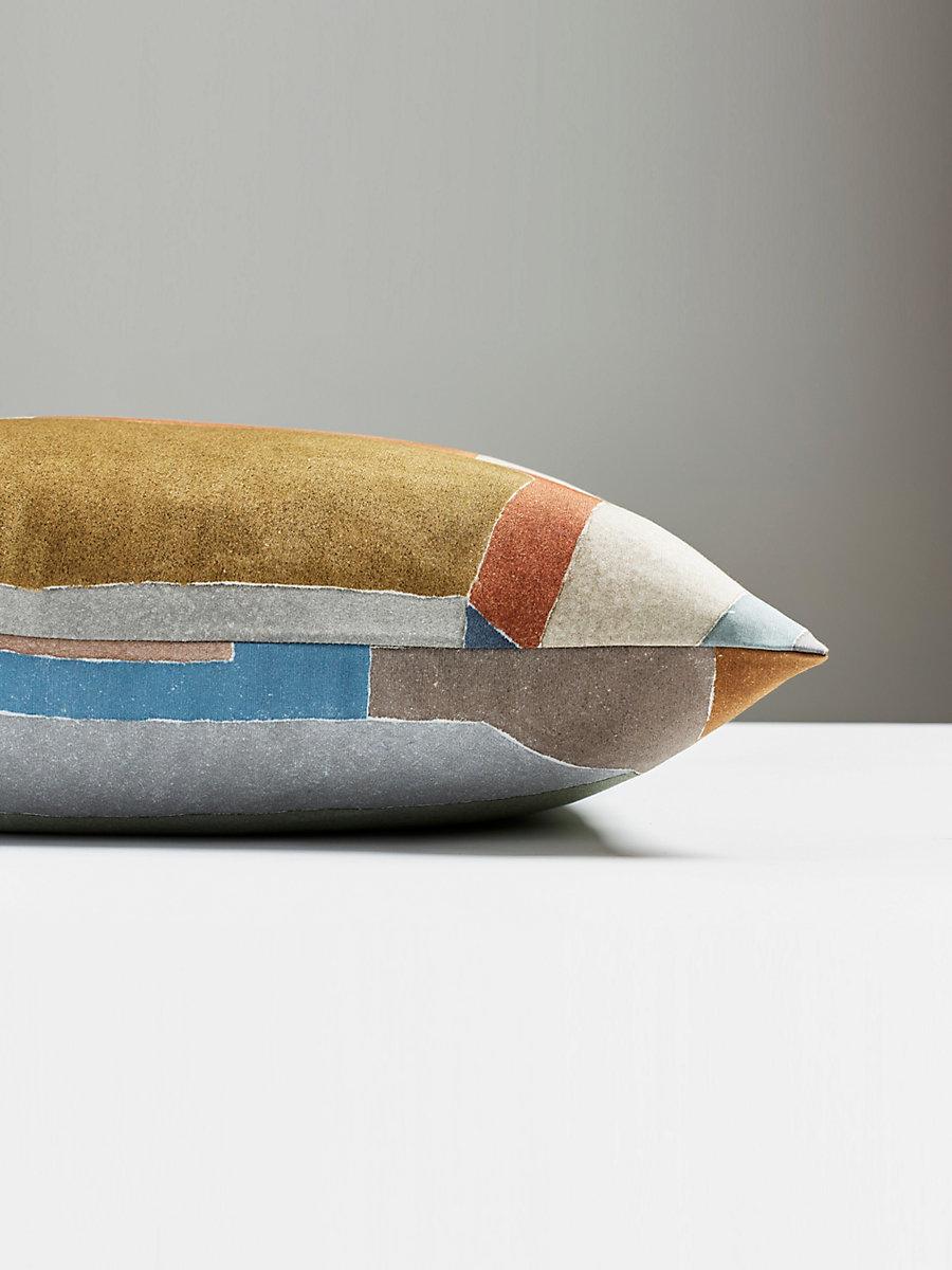 Scalamandre Riad 22 X 22 - Earth Decorative Pillow