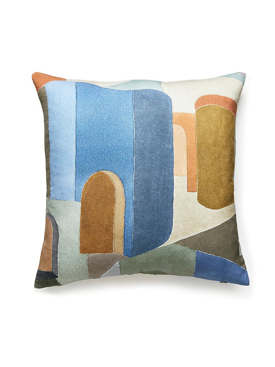 Scalamandre Riad 22 X 22 - Earth Decorative Pillow