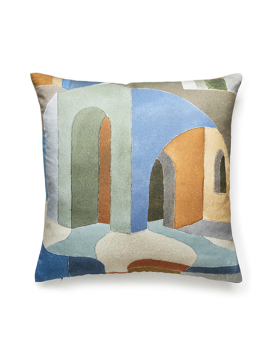 Scalamandre Riad 22 X 22 - Earth Decorative Pillow