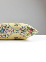 Scalamandre Camellia Trellis 22 X 22 - Butter Blue Decorative Pillow