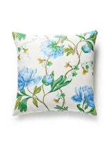 Scalamandre Isadora Print 22 X 22 - Bluebonnet Decorative Pillow