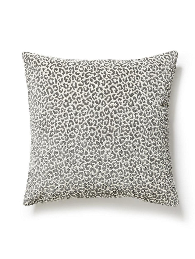 Scalamandre Panthera Velvet 22 X 22 - Smoke Decorative Pillow