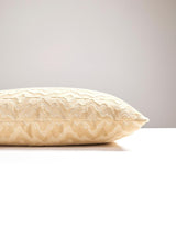 Scalamandre Echo Velvet 22 X 22 - Chamois Decorative Pillow