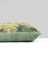 Scalamandre Marly / Como 22 X 22 - Blue Greens / Seafoam Decorative Pillow
