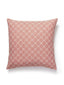 Scalamandre Cape May Outdoor 22 X 22 - Cherry Decorative Pillow