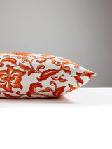 Scalamandre Chi'En Dragon 22 X 22 - Persimmon Decorative Pillow
