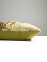 Scalamandre Edwin'S Covey 22 X 22 - Multi On Willow Decorative Pillow