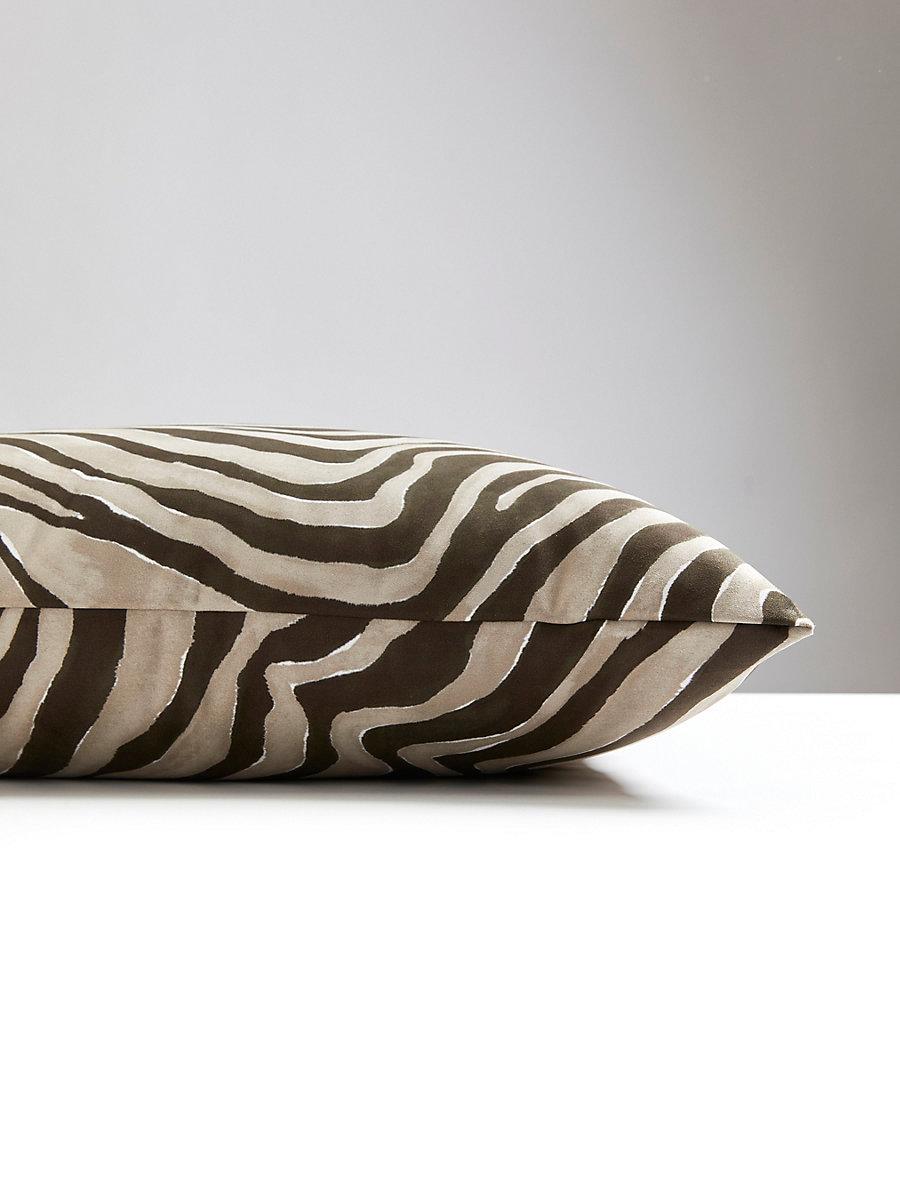 Scalamandre Kenya Faux Suede 22 X 22 - Graphite Decorative Pillow