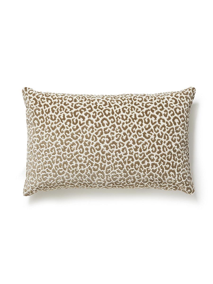 Scalamandre Panthera Velvet 14 X 22 - Sable Decorative Pillow